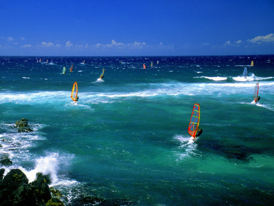 Windsurfers Мауи