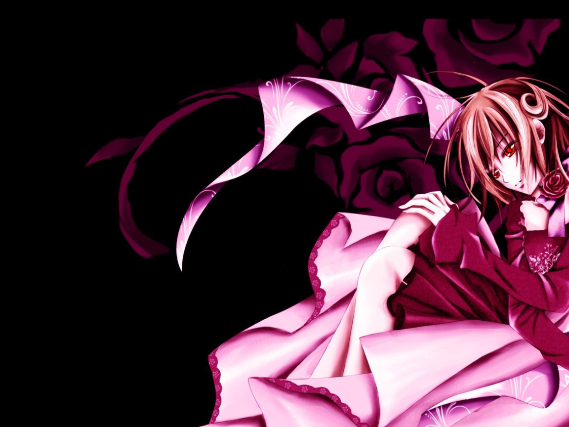 Розовое платье