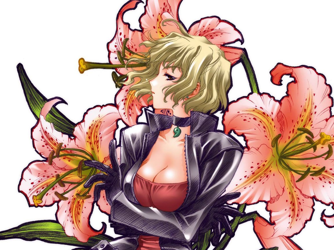 Девушка с большим бюстом