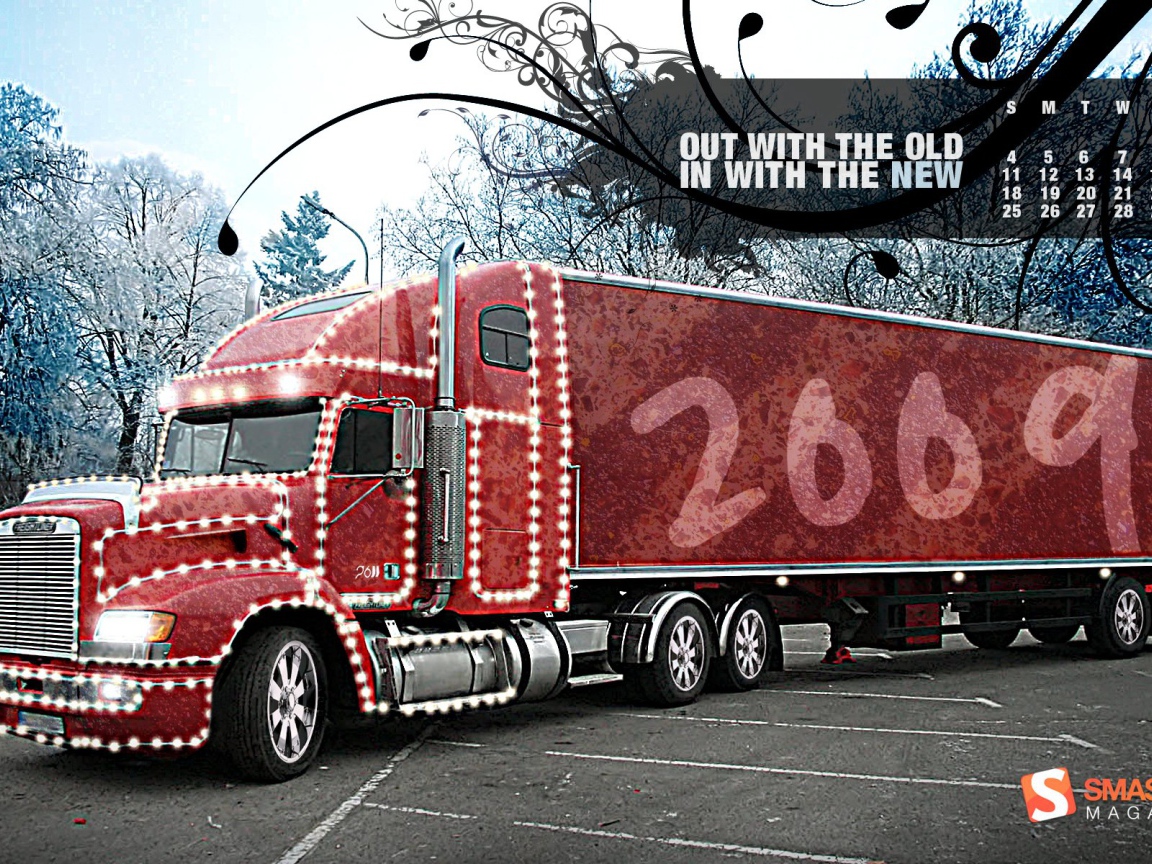 Новогодний фургон