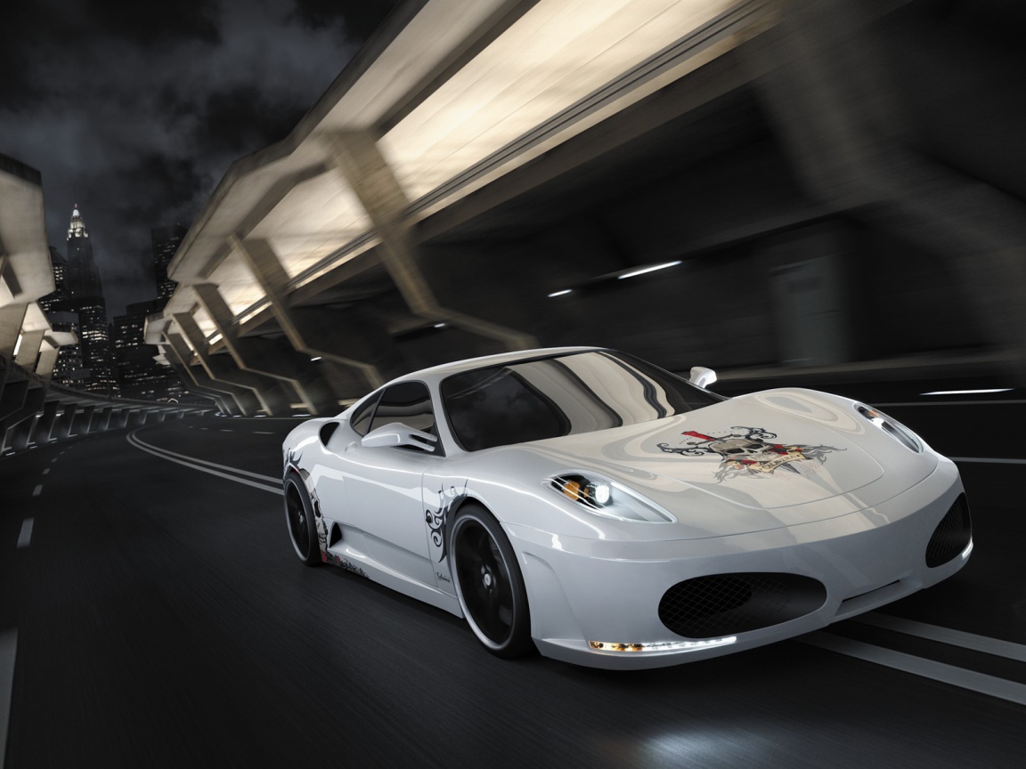 Крутая аэрография на машине