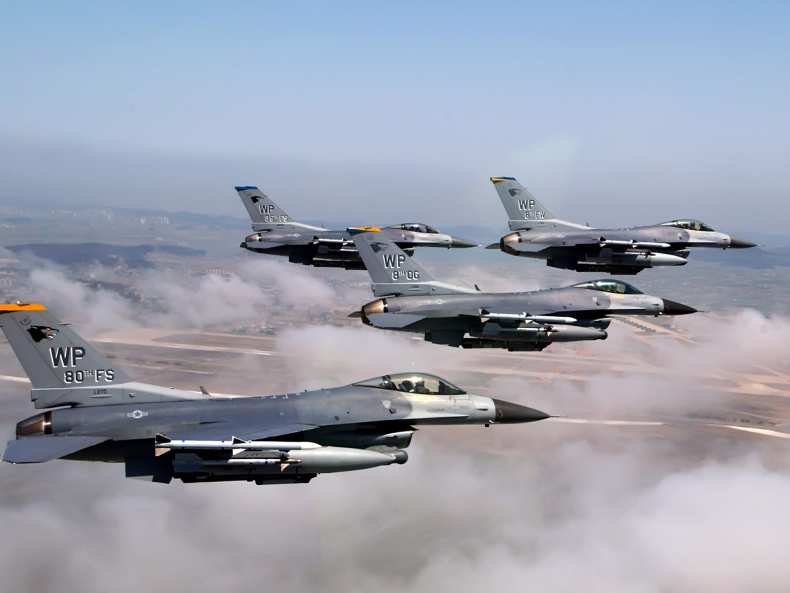 Военная авиация / истребители в облаках