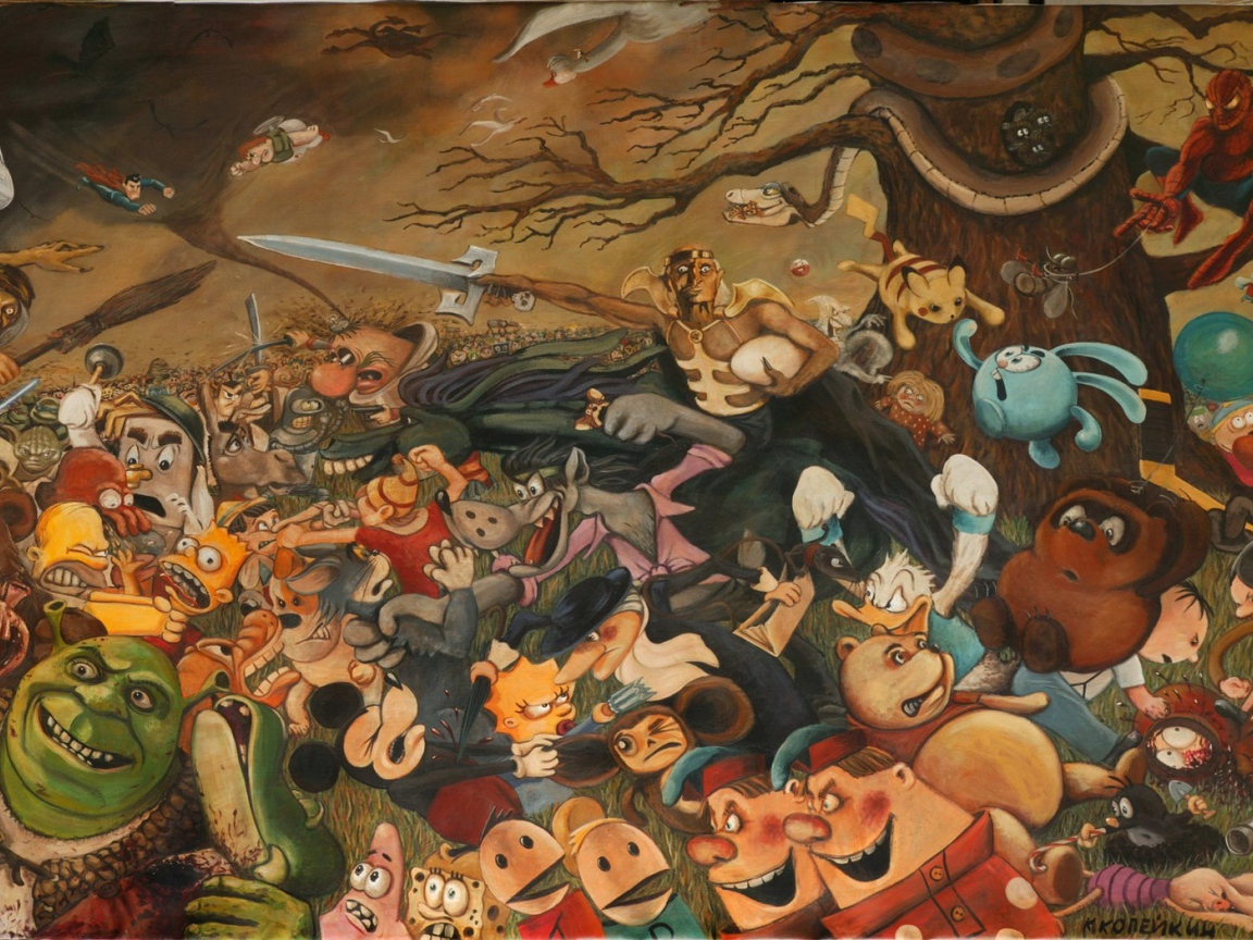 Герои мультфильмов