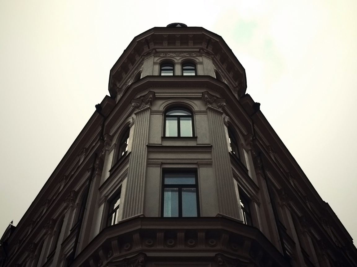 Красивая архитектура городского здания