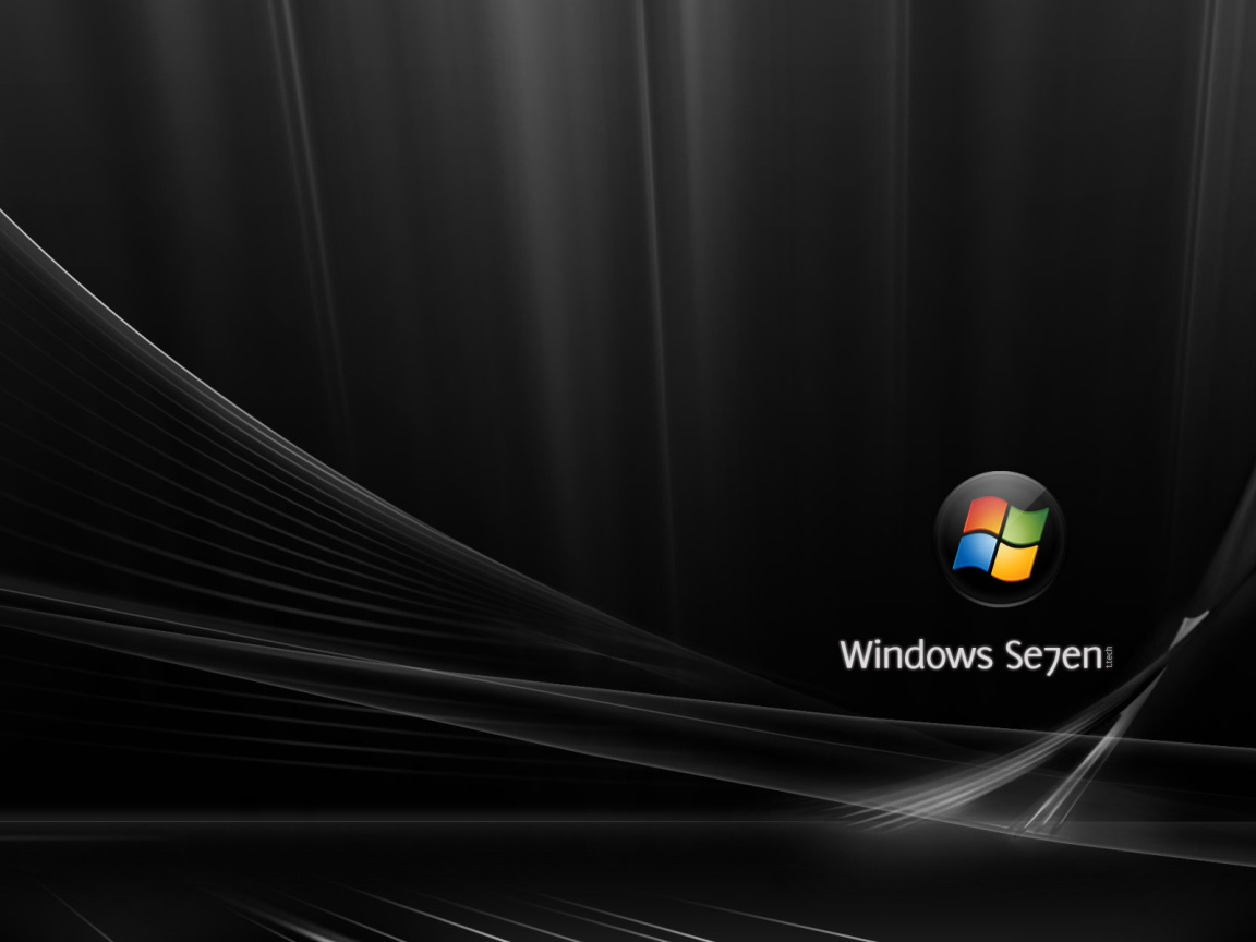 Microsoft Windows 7 black lines