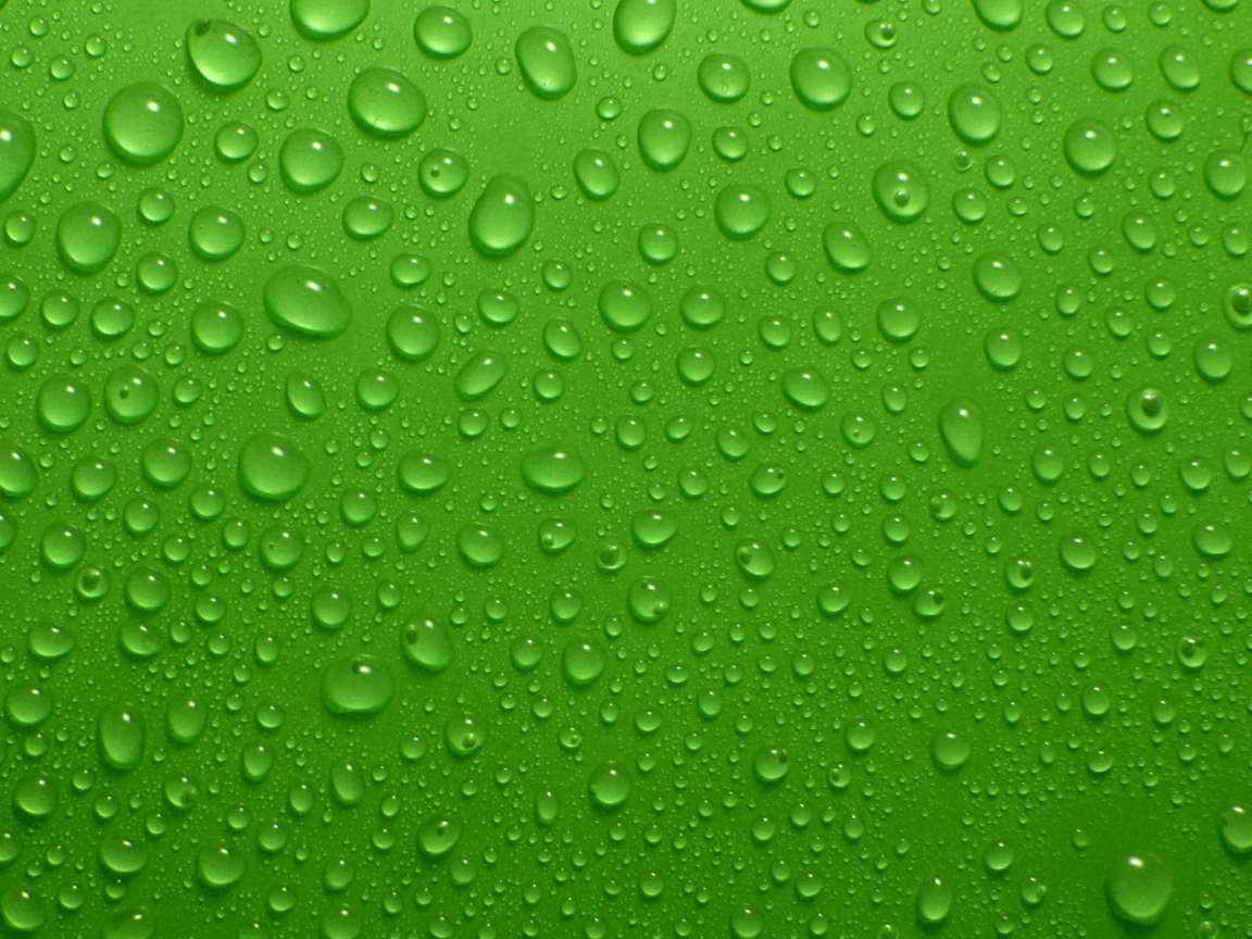 Зеленые капли