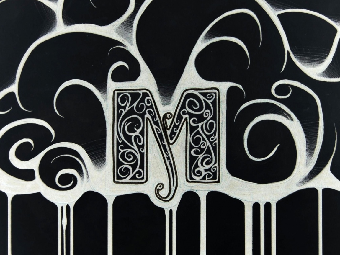 Буква М Графика