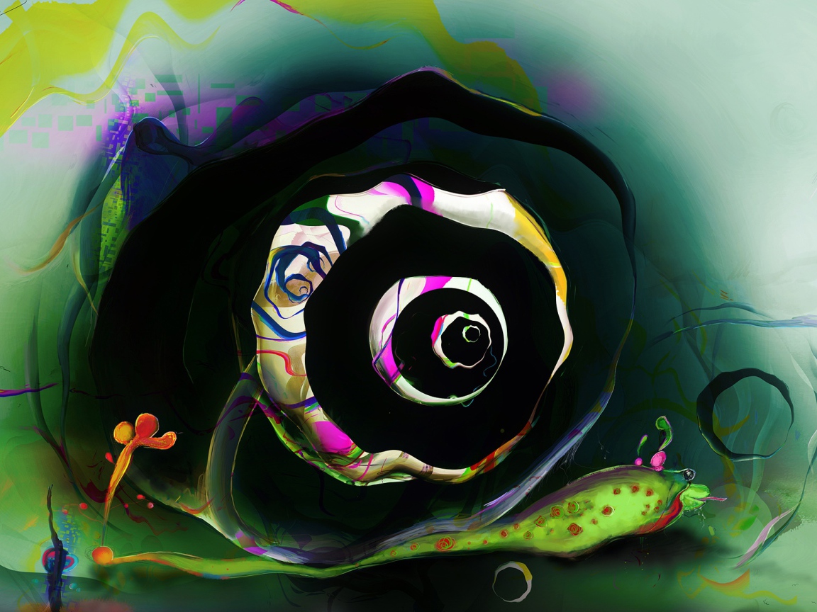 Цветная улитка