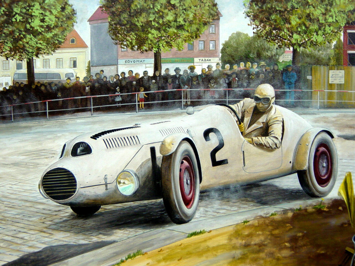 Спортивный ретро автомобиль