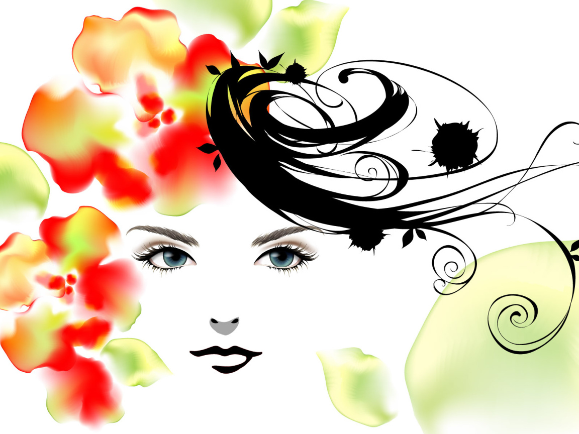 Рисованная дама