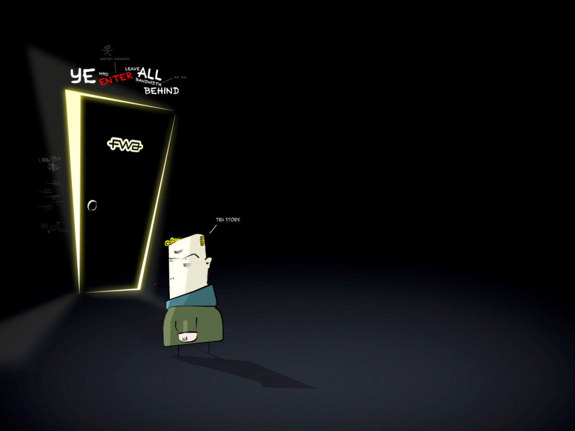 Задняя дверь