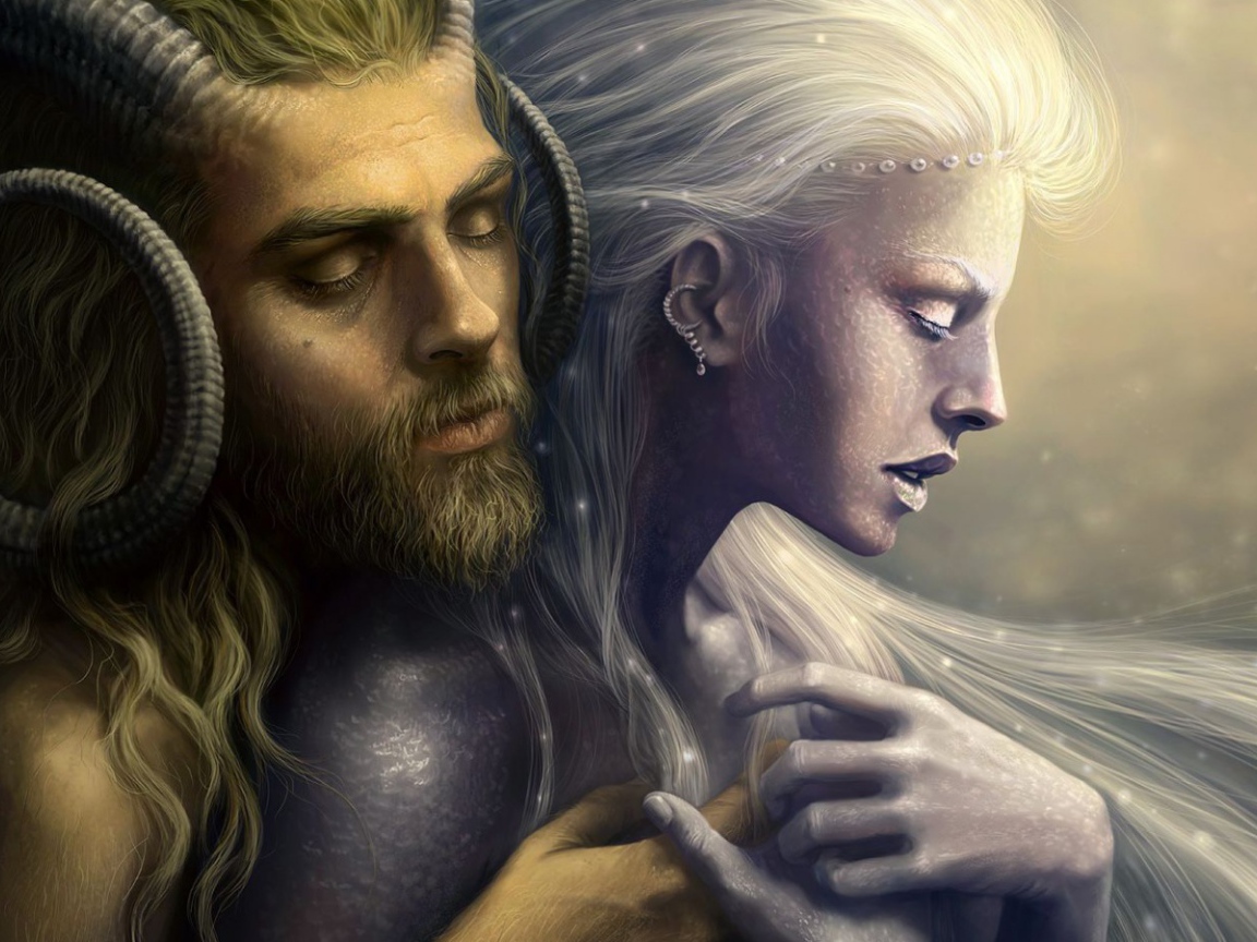 Сатир и дух воды