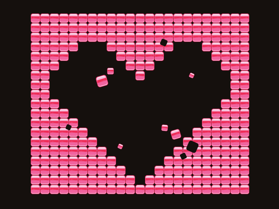 Сердце мозаика