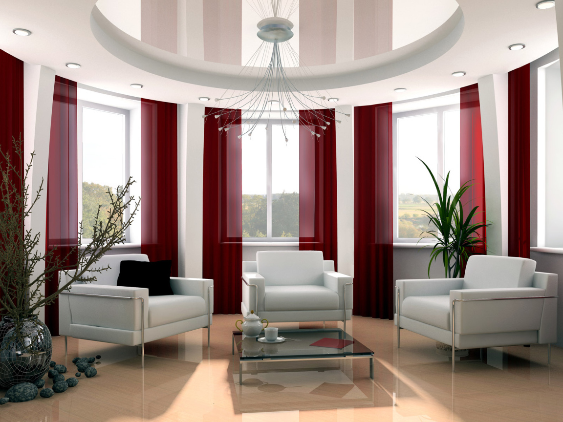 Комната со множеством окон