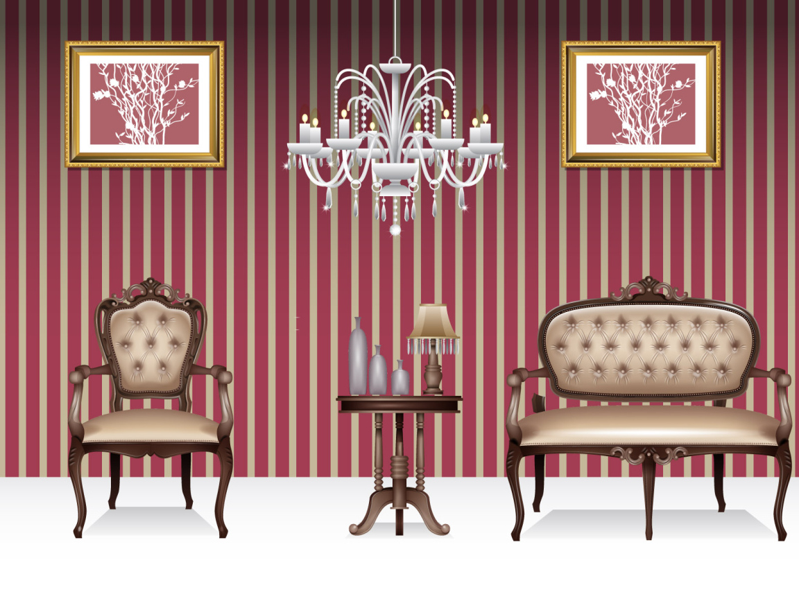 Полосатая комната