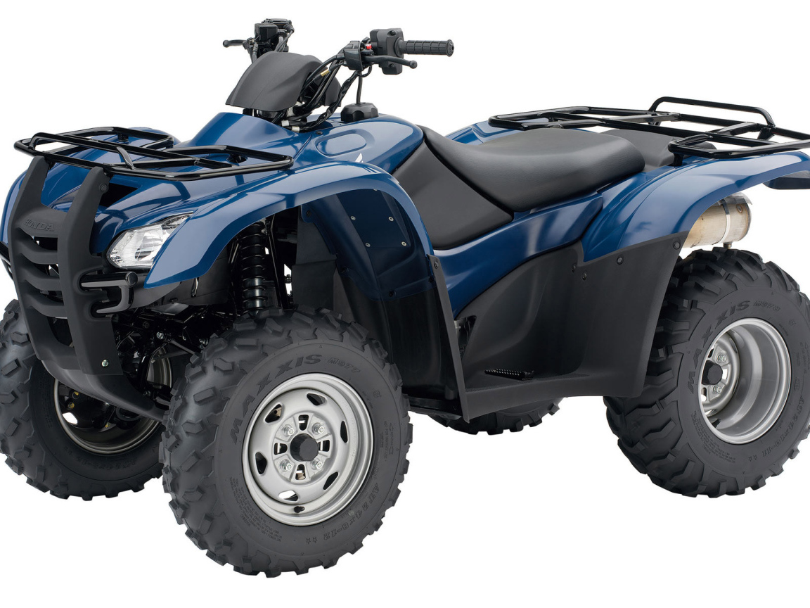 Синий Байк Honda квадроцикл