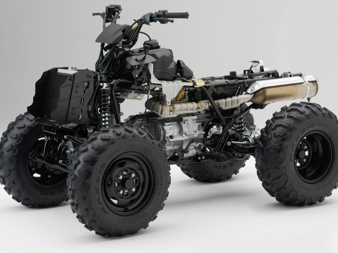 Внутренности Honda квадроцикл