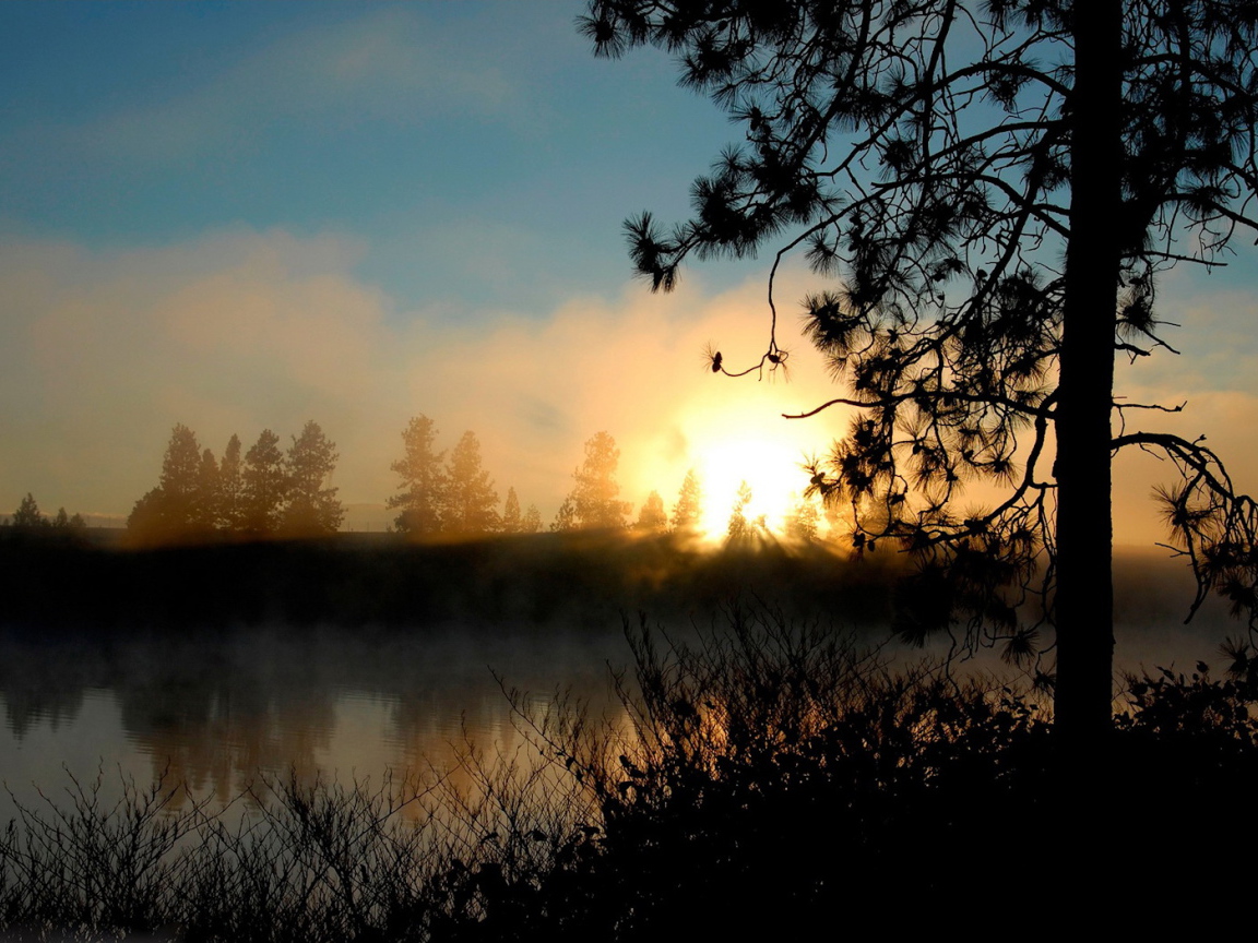 Красивый закат