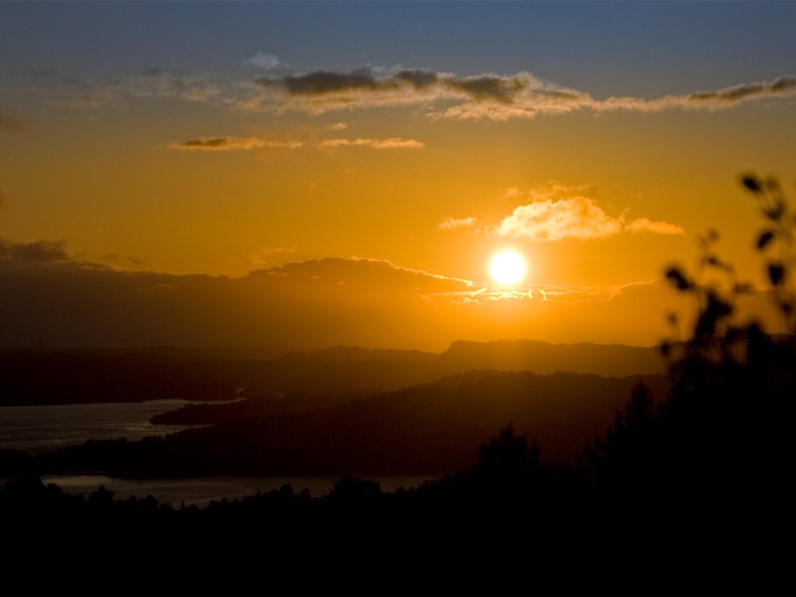 Закат солнца