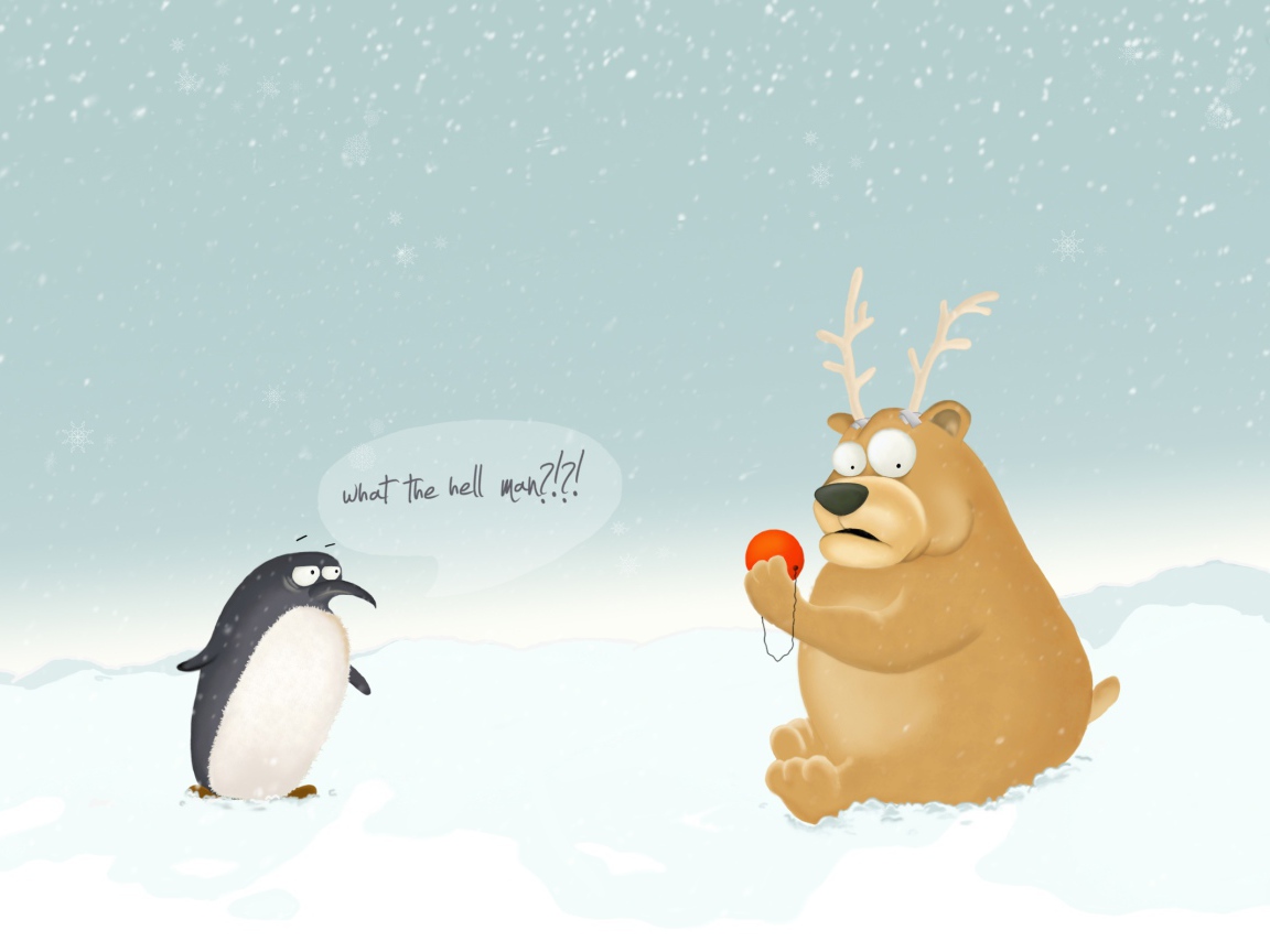 Новогодний медведь