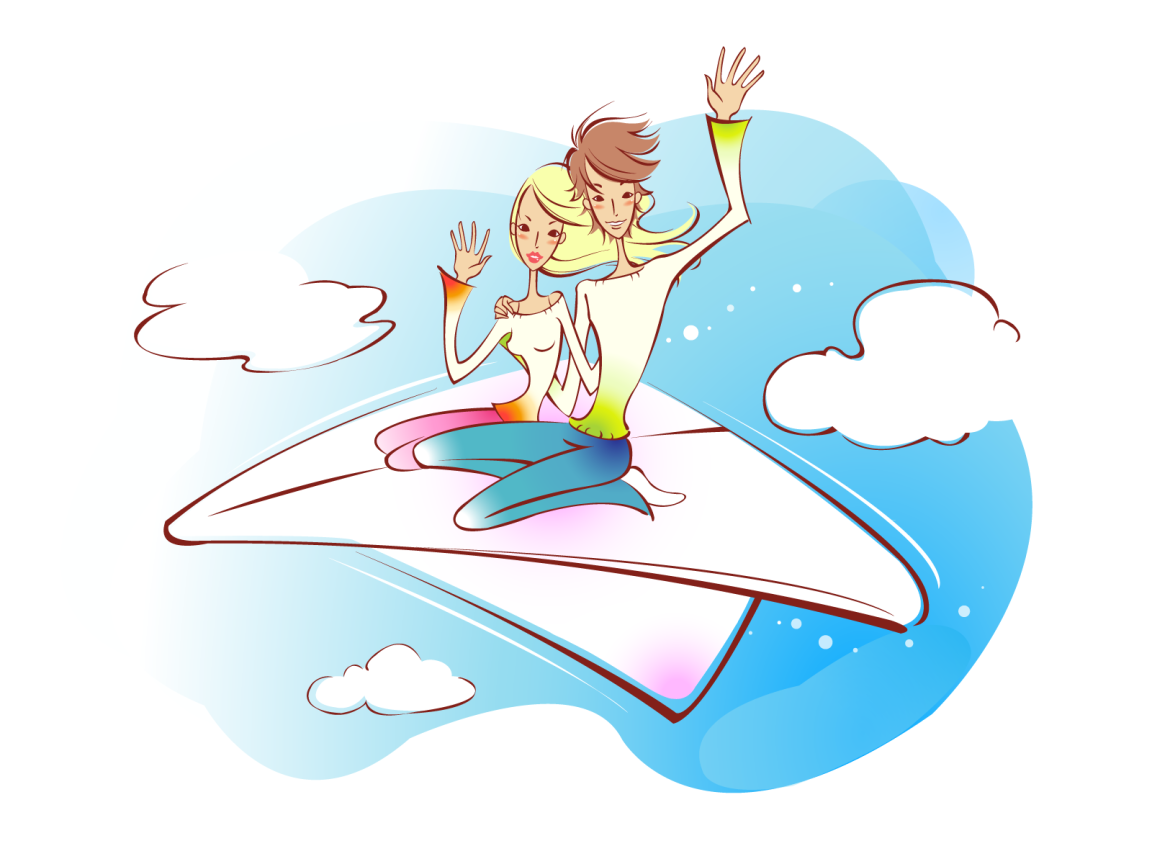 Полет на крыльях любви