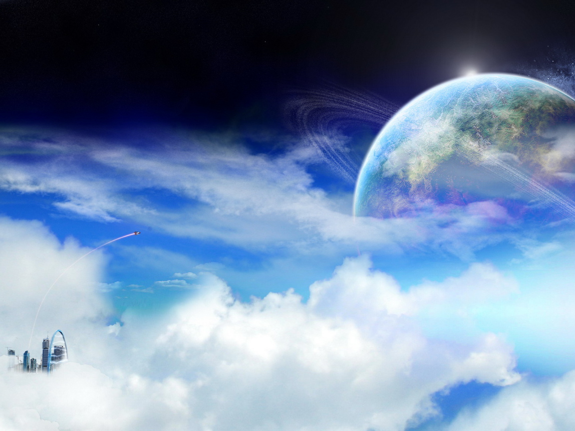 Город под облаками