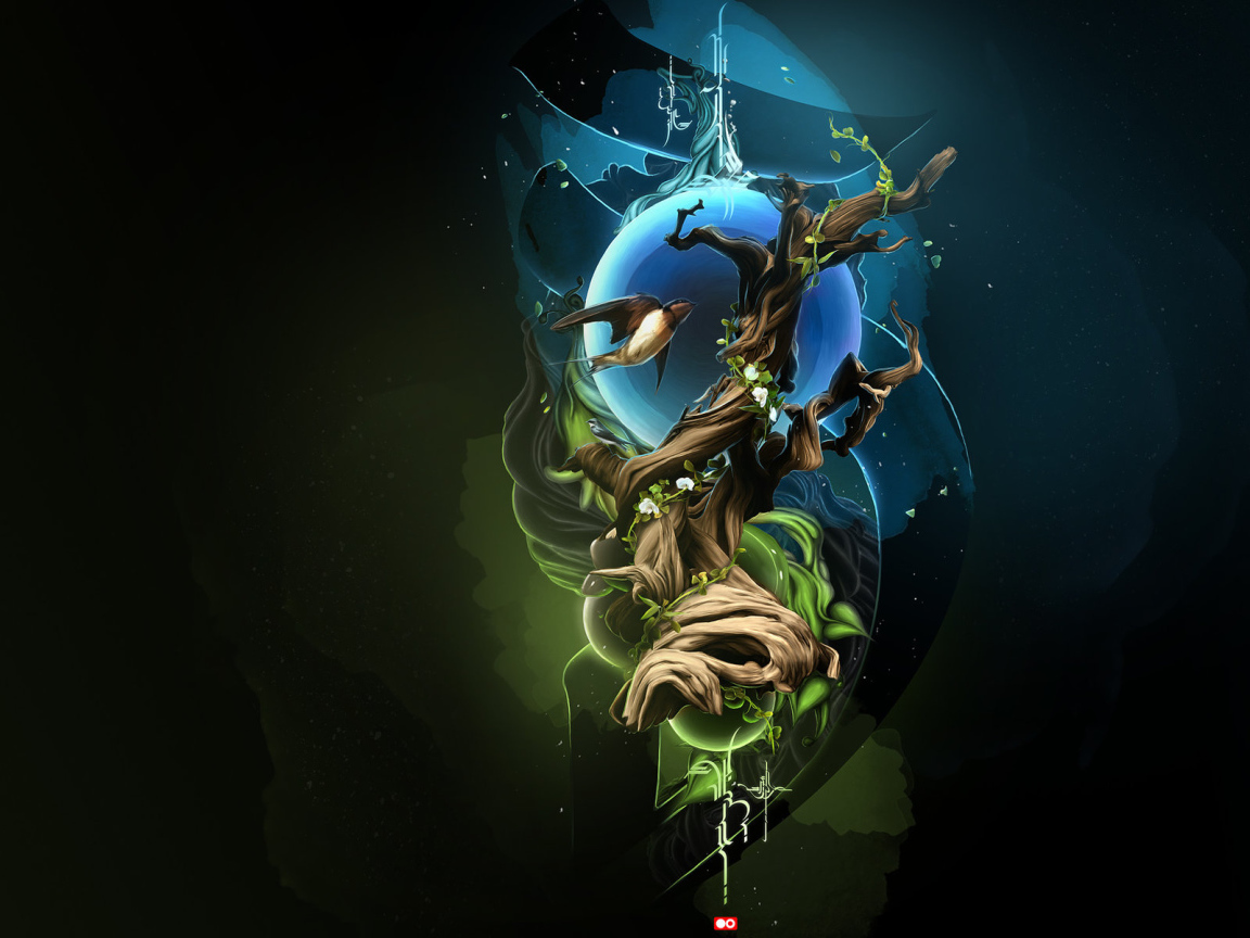 Вьющееся дерево