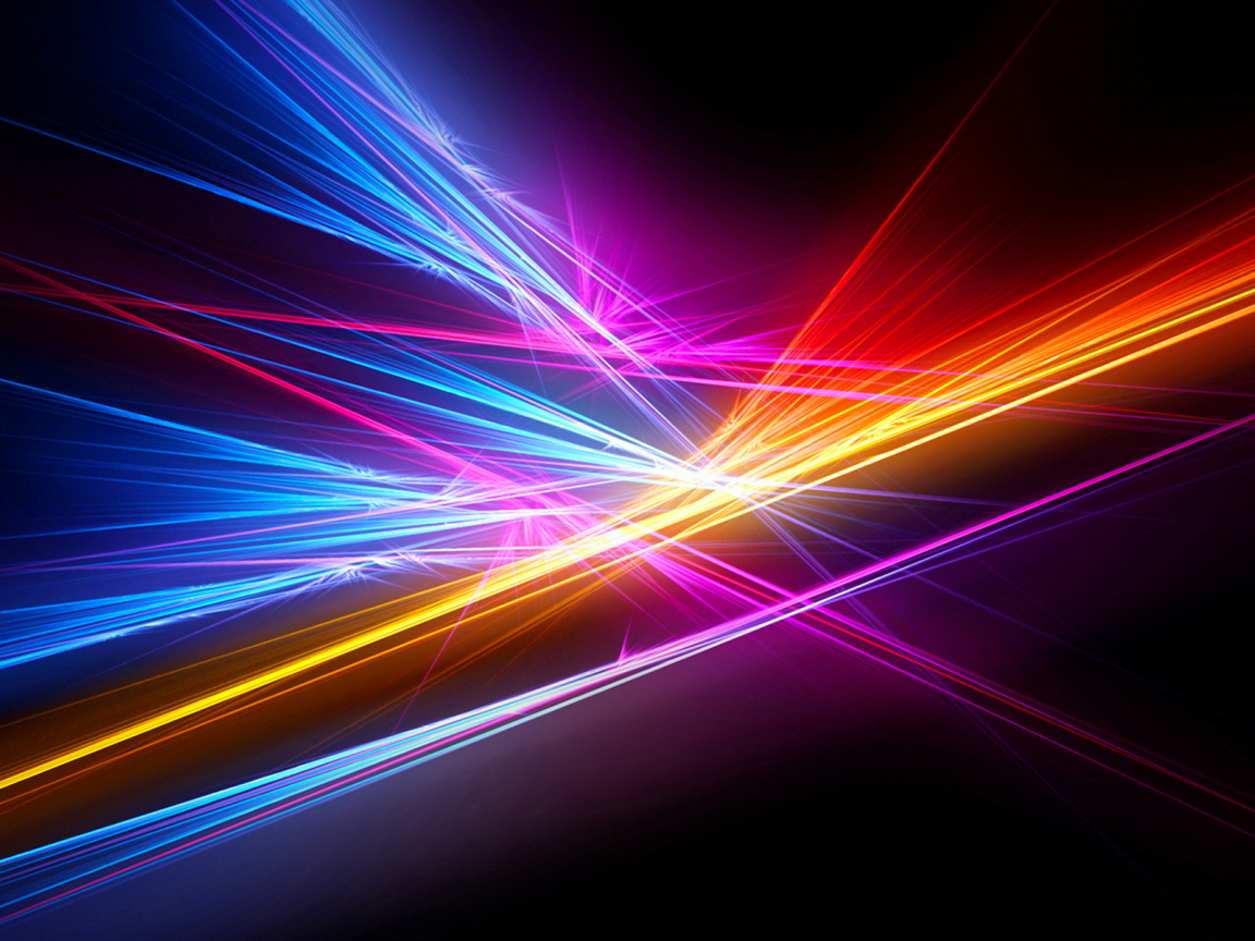 Разноцветные лучи