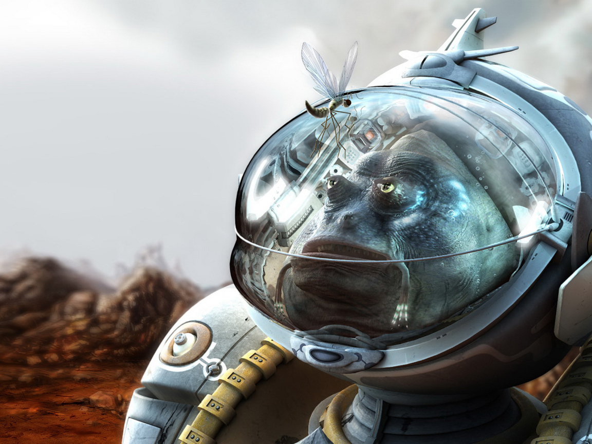 Пришелец в скафандре