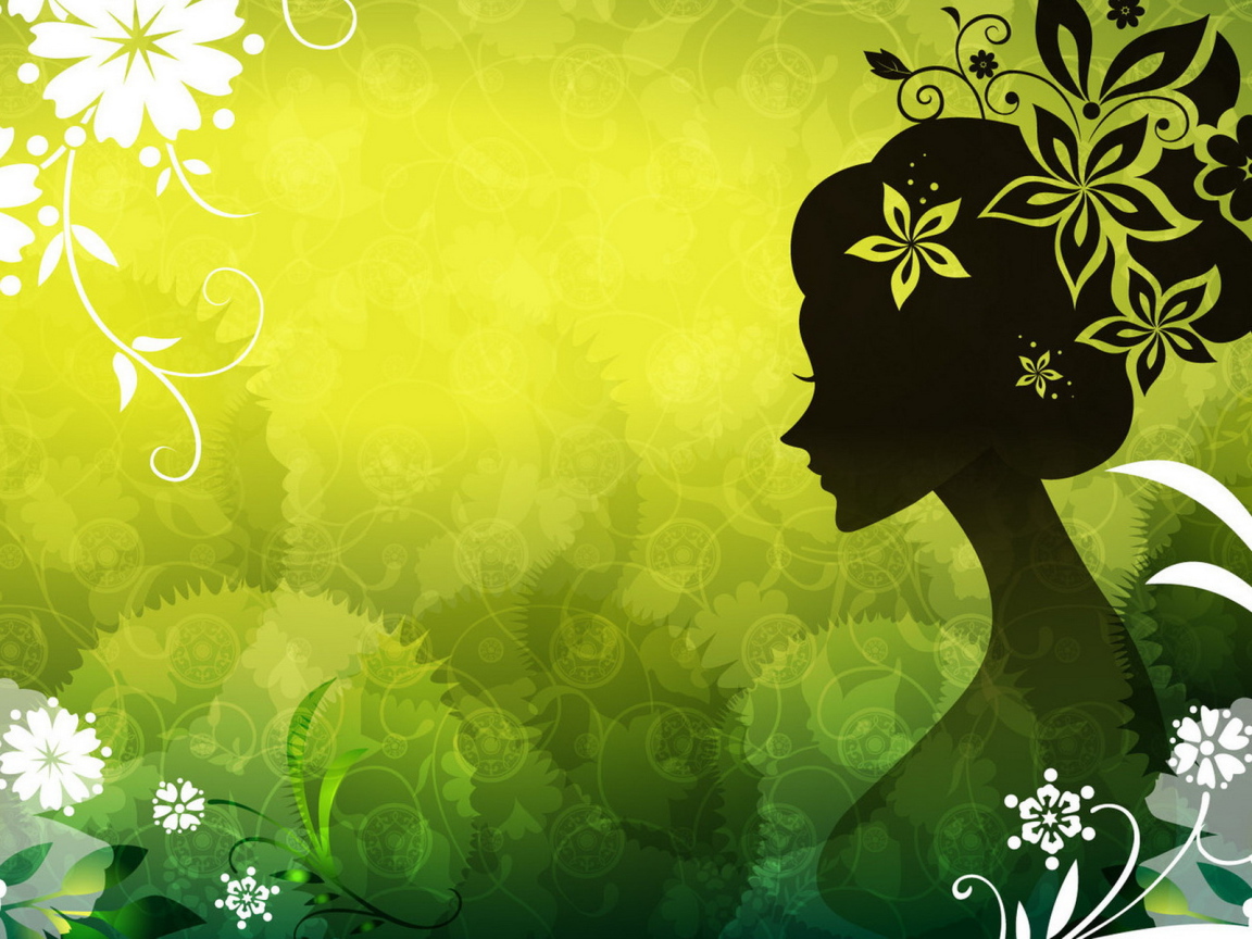 Женщина из цветов