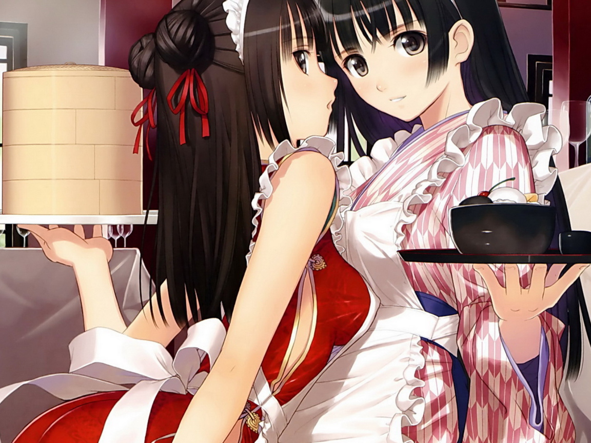 Девчонки - официантки