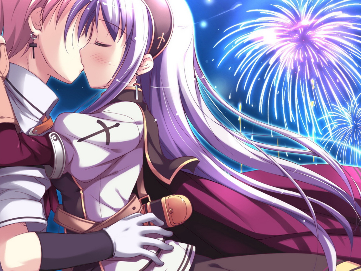 Страстный поцелуй