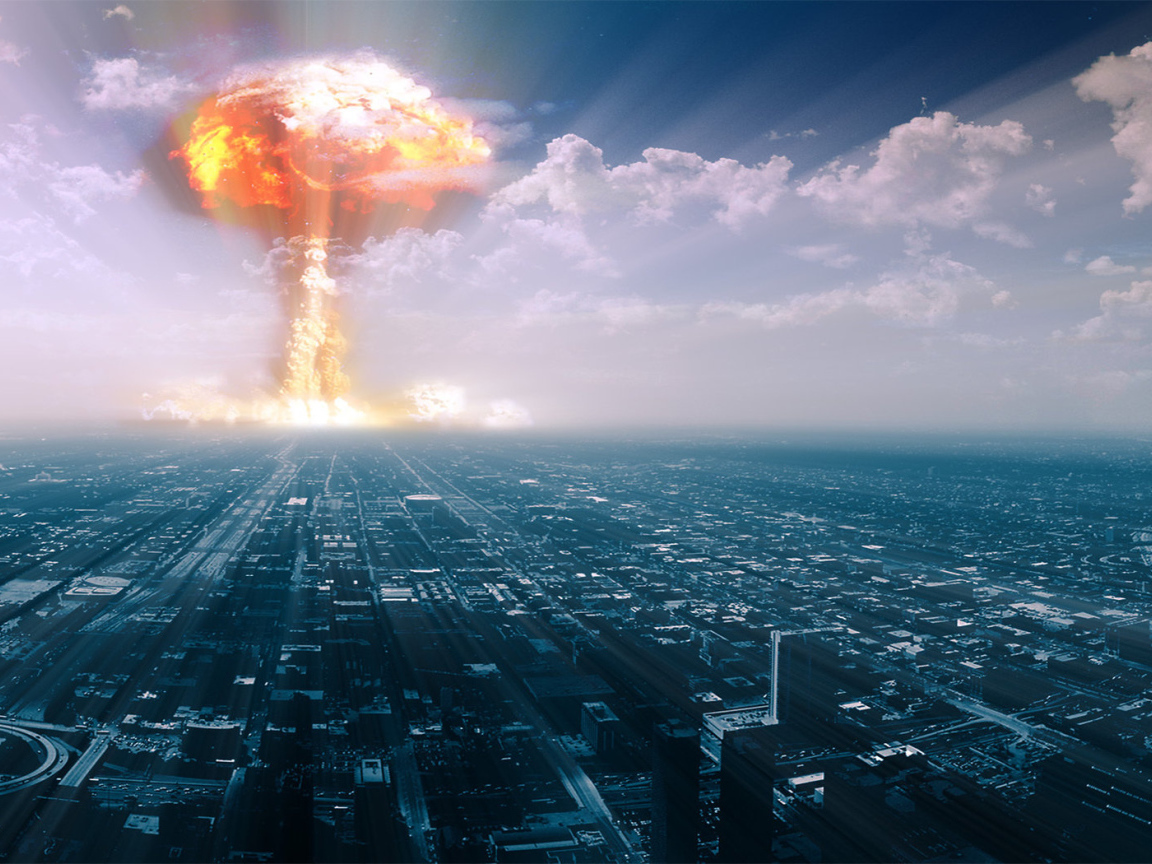 Взрыв в городе