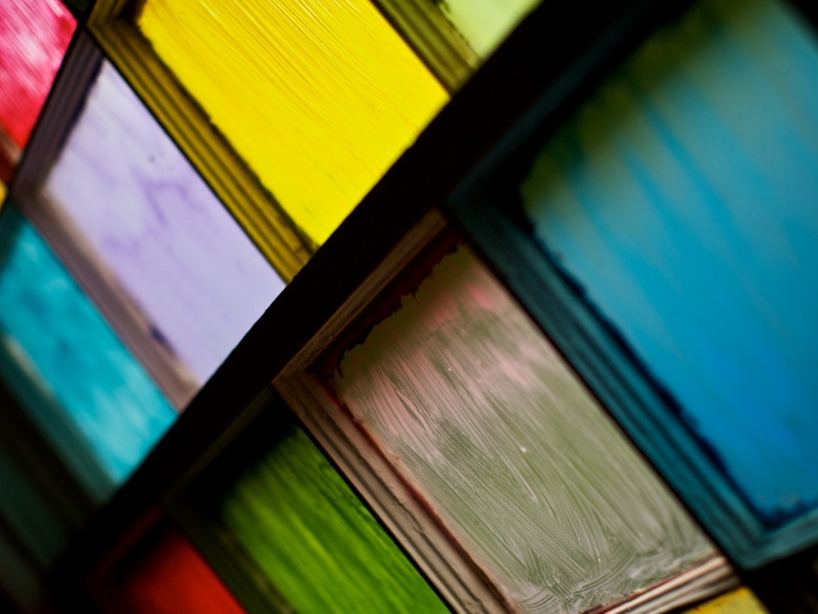 Разноцветные стекла