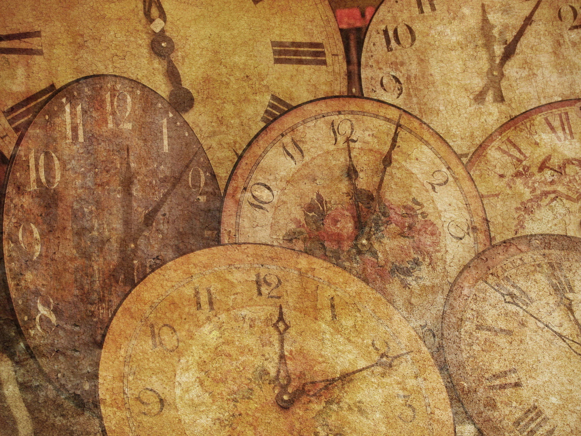 Рисованные часы