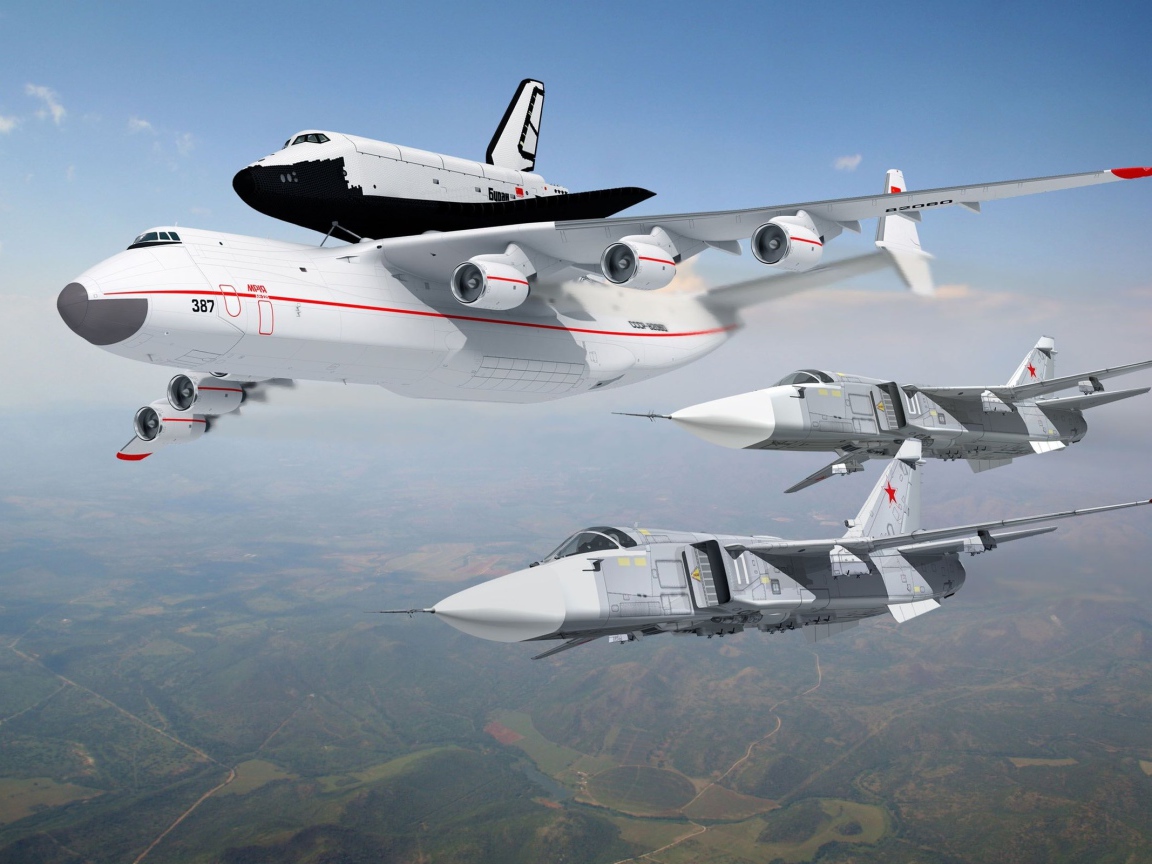 Ан-225, Буран, Су-24