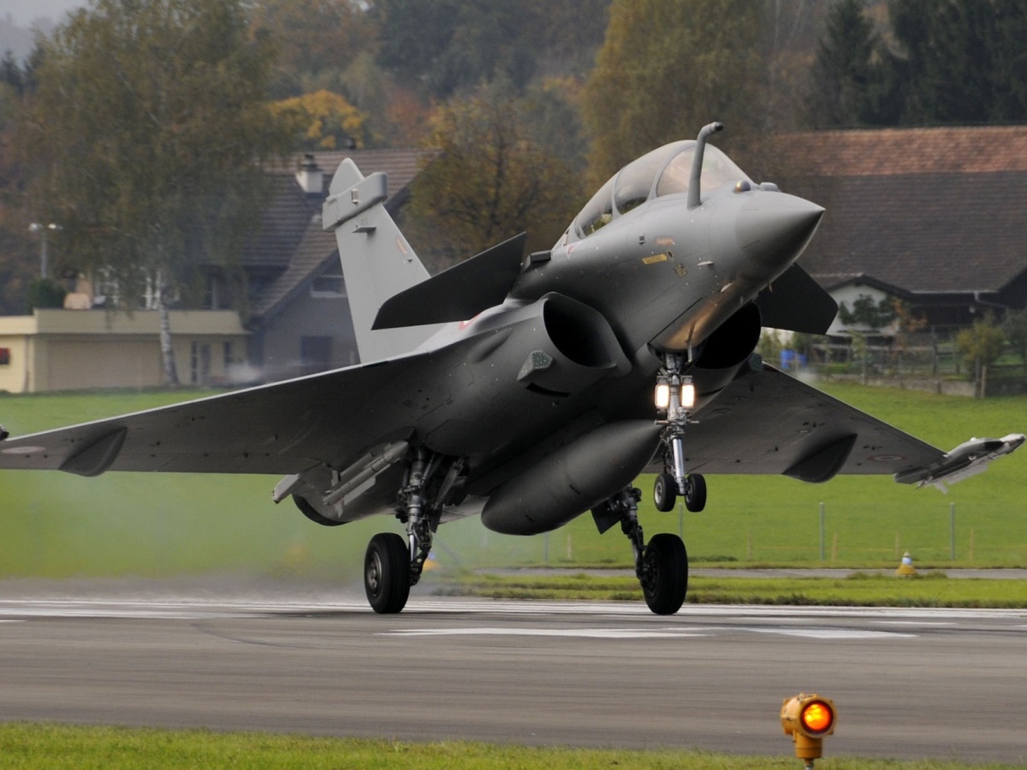 На взлетной