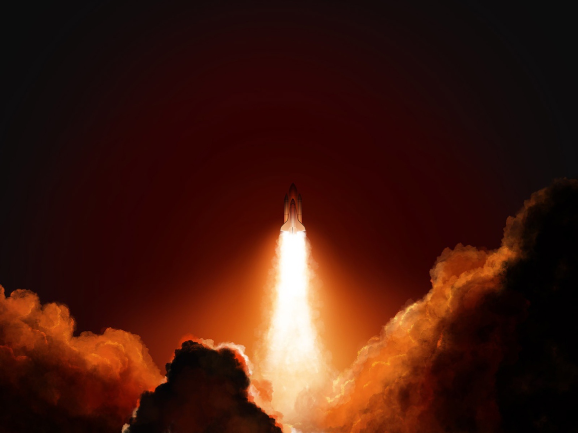 Взлет шатла