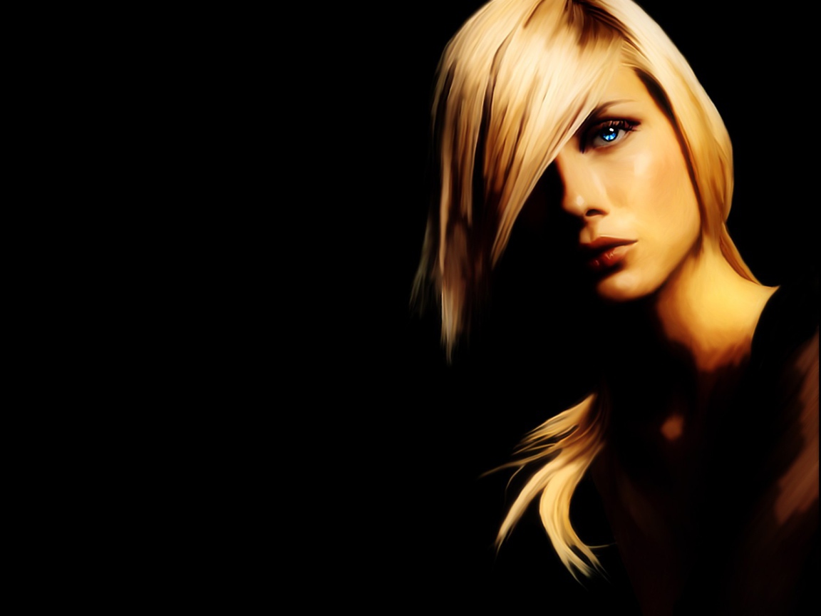 Девушка с голубыми глазами