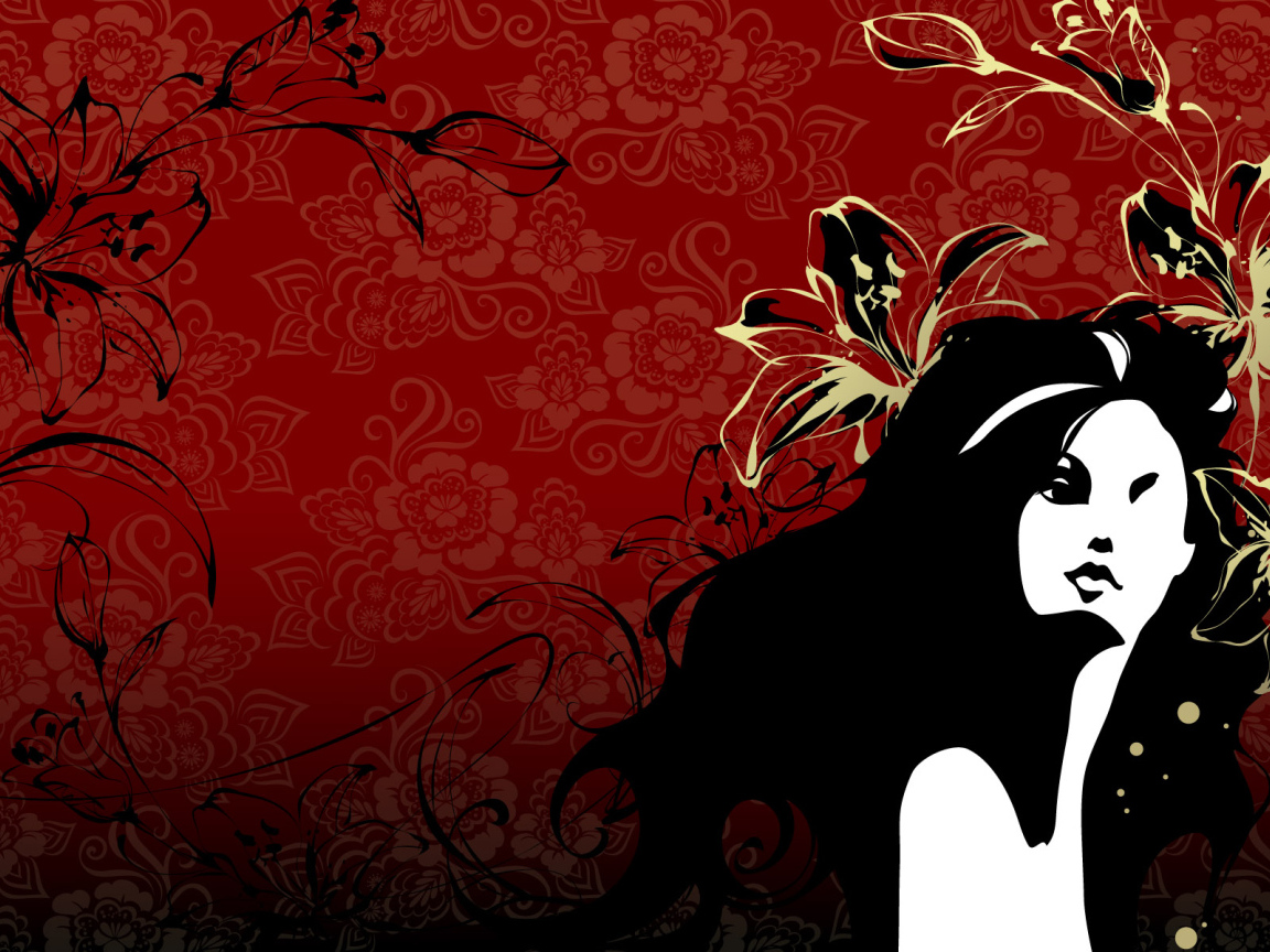 Красная орхидея