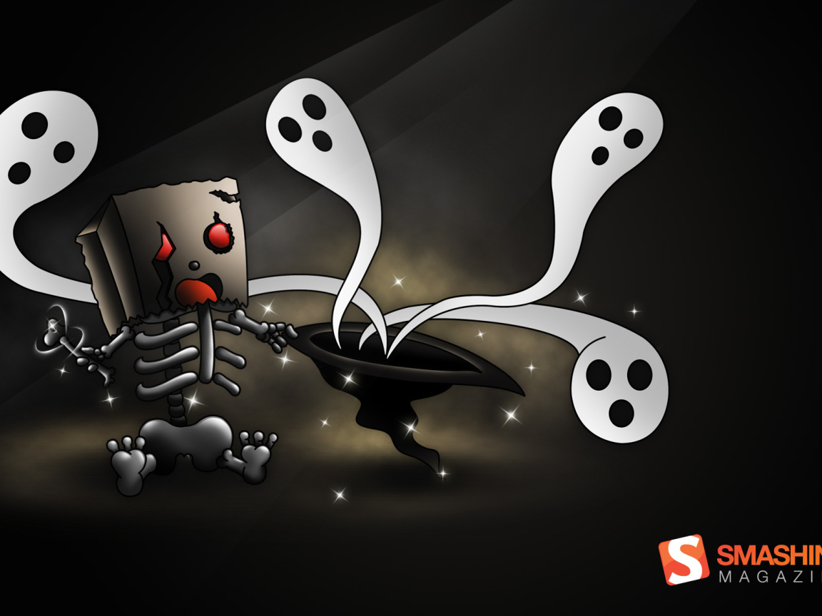 Скелет и привидения