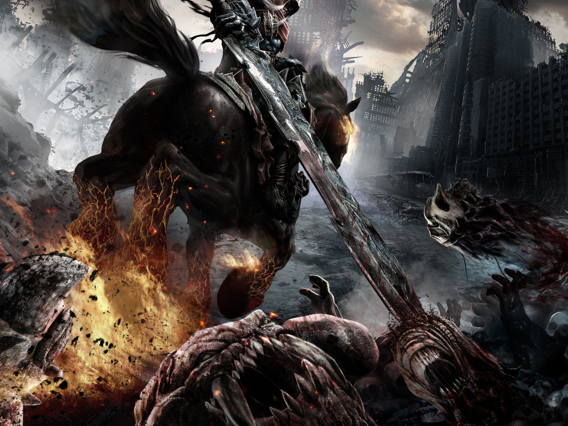 многообещающий экшен Darksiders