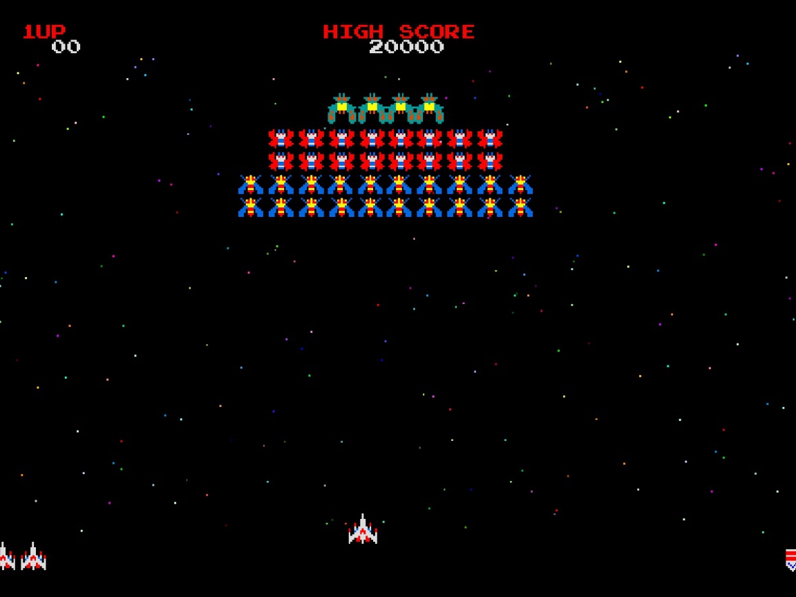 Galaxian Galaga Nintendo Dendy NES