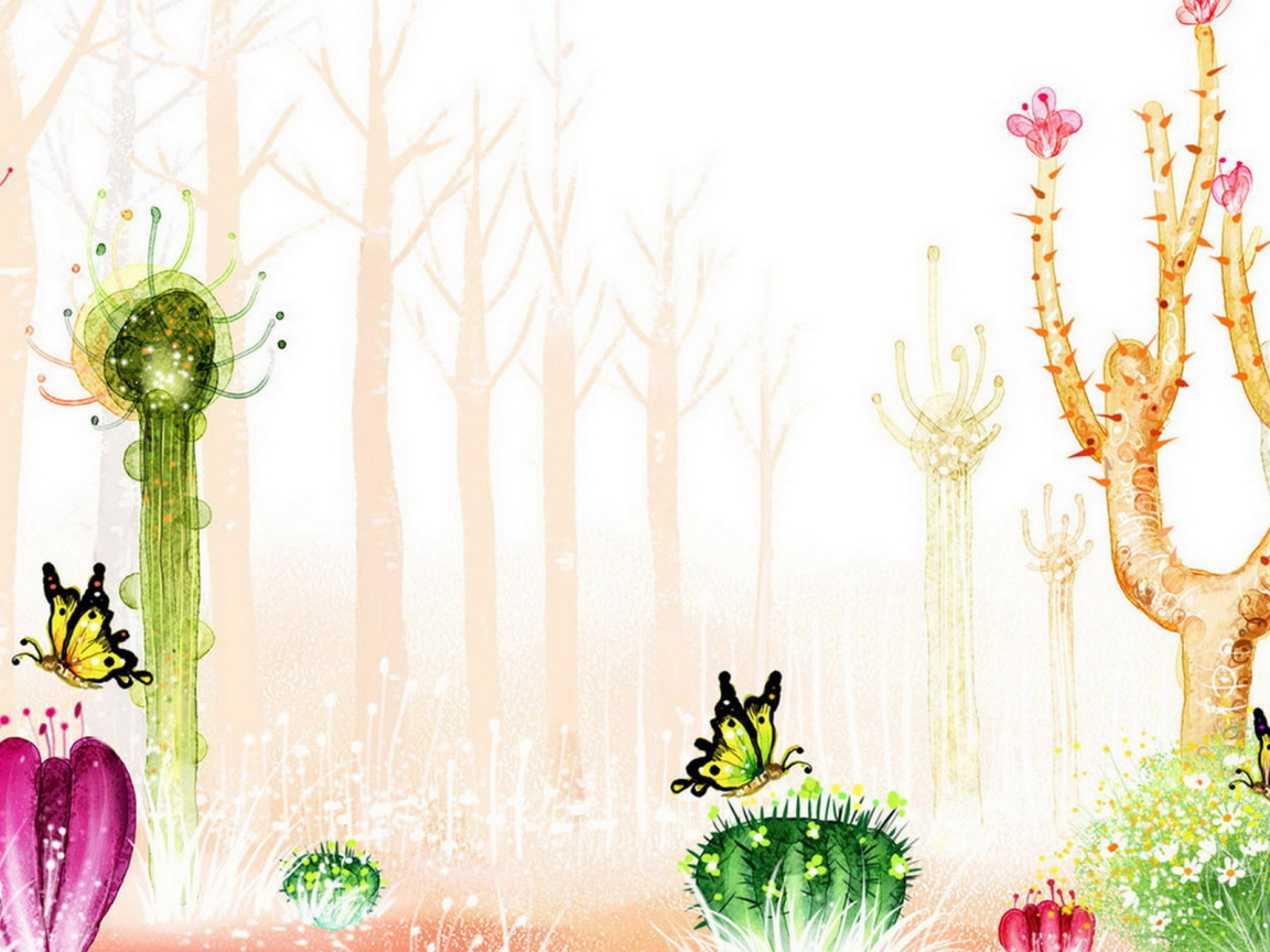 Цветущие кактусы