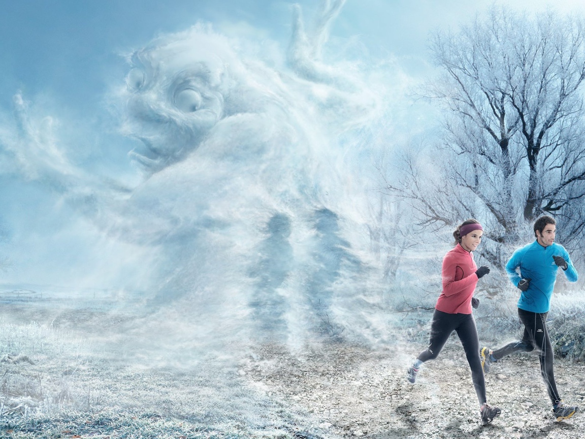 Зимняя пробежка