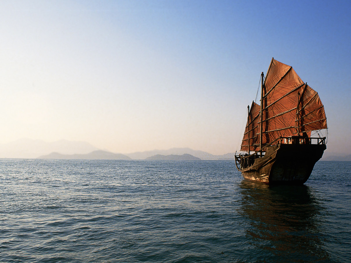 Старинный Китайский корабль