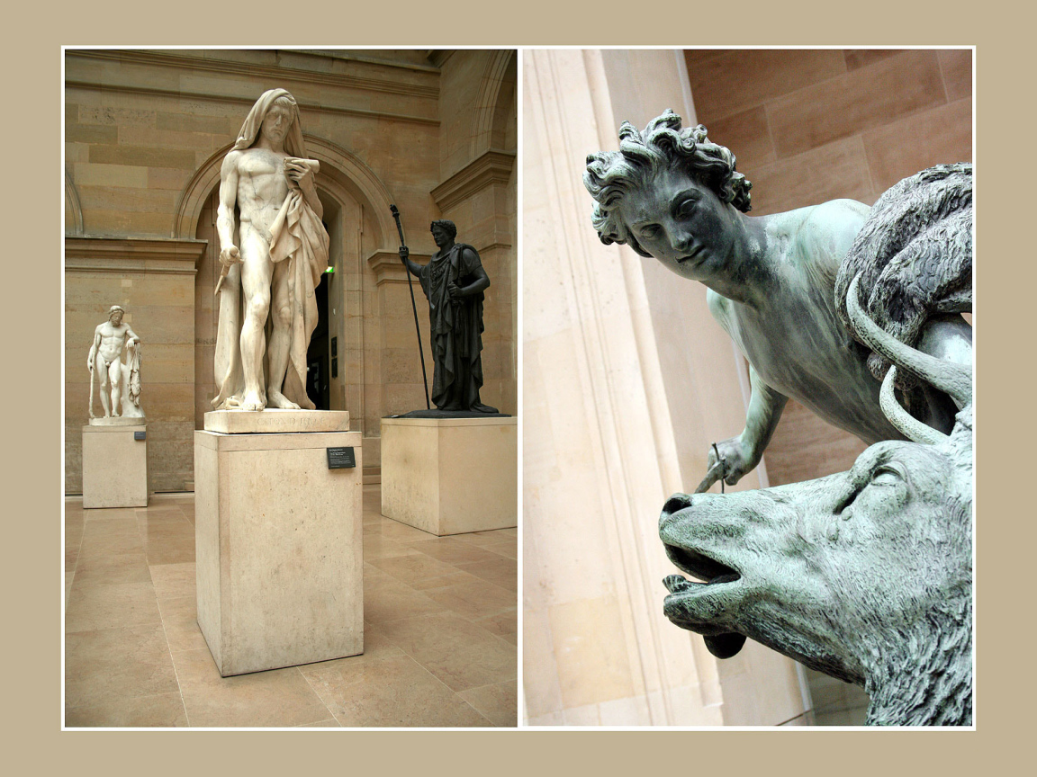 Статуи Лувр