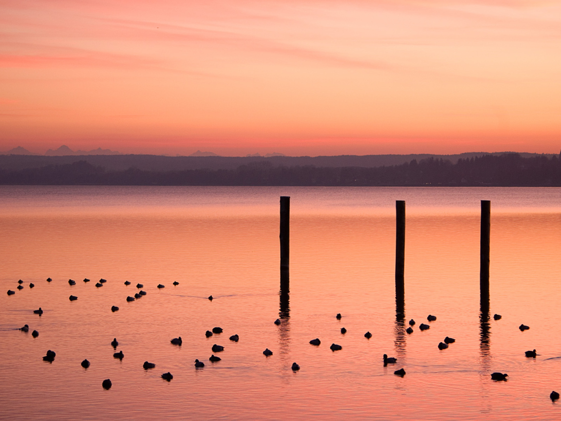 Красный закат