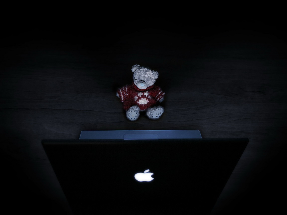 Мишка и ноутбук