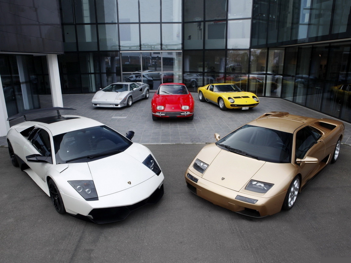 Different Lamborghinis